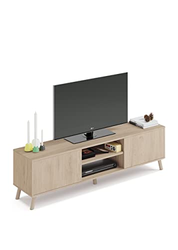 MUEBLES PITARCH Oslo Möbel, Spanplatte aus Partikel und Melamin mit hoher Dichte, Aurora, Mueble TV von MUEBLES PITARCH