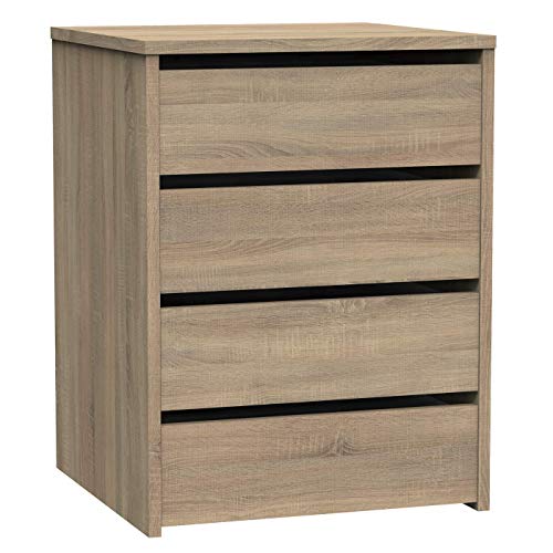 MUEBLES PITARCH Tibet schubladen, Spanplatte aus Partikeln und Melamin mit hoher Dichte, Cambrian, 63,5 x 46 x 45 cm von MUEBLES PITARCH