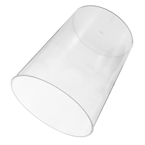 MUELODSIC 1 Stück Transparenter Mülleimer für Büro und Zuhause Moderner Strapazierfähiger Abfalleimer mit Elegantem Design für Kreative Anwendungen und Umweltschutz von MUELODSIC