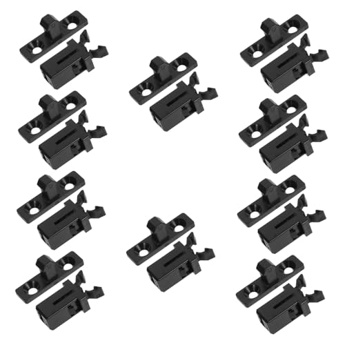 MUELODSIC 10 Sätze Teiliges Mülleimer Deckel Reparatur Clips aus Metall und Abs Ersatz Bin Lid Latch für Touch Top Abfalleimer Zuverlässige Verriegelung für Mülltonnen in Haushalt Büro von MUELODSIC