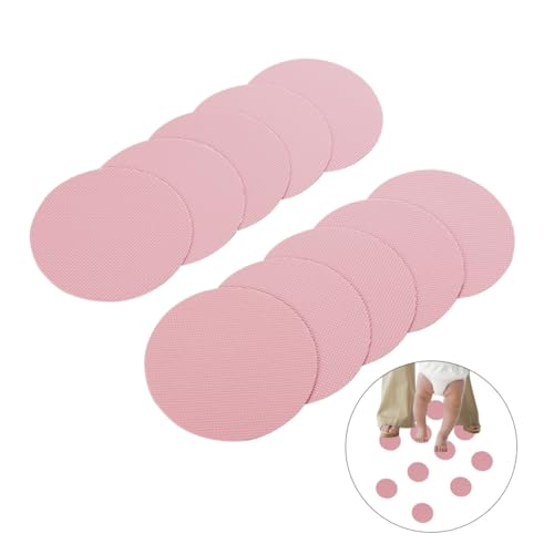 MUELODSIC 10 Stück Peva Rutsch Aufkleber Rund Selbstklebend für Badewanne Dusche rutschfeste Sicherheitsdiscs Starke Haftung Einfach Anzubringen für Sichere Badezimmerflächen MUELODSIC 10 Stück Peva Rutsch Aufkleber Rund Selbstklebend für Badewanne Dusche rutschfeste Sicherheitsdiscs Starke Haftung Einfach Anzubringen für Sichere Badezimmerflächen von MUELODSIC