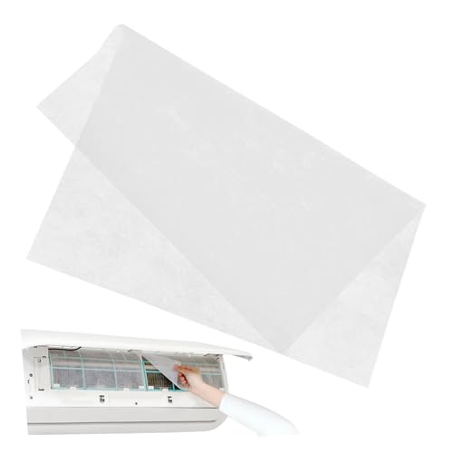 MUELODSIC 10 Stück Teiliges Air Condition Paper Zuschneidbares Verschleißfestes Filterpapier mit Starkem Doppelseitigem Kleber Selbstklebender Luftauslassschutz für Klimaanlage Heimgebrauch MUELODSIC 10 Stück Teiliges Air Condition Paper Zuschneidbares Verschleißfestes Filterpapier mit Starkem Doppelseitigem Kleber Selbstklebender Luftauslassschutz für Klimaanlage Heimgebrauch von MUELODSIC