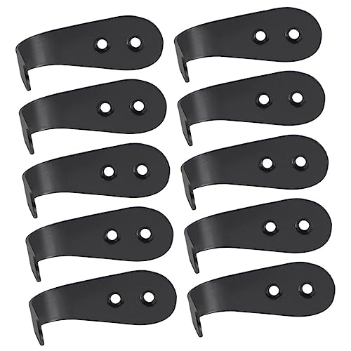 MUELODSIC 10 Stück Teiliges Edelstahl Wandhaken Schwarz Mattlack Mehrzweck Kleiderhaken für Handtaschen Mäntel Bad Handtücher Garderobenhaken zur Platzsparenden Wandmontage MUELODSIC 10 Stück Teiliges Edelstahl Wandhaken Schwarz Mattlack Mehrzweck Kleiderhaken für Handtaschen Mäntel Bad Handtücher Garderobenhaken zur Platzsparenden Wandmontage von MUELODSIC