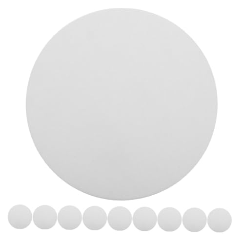 MUELODSIC 10 Stück Teiliges Keramisches Faser Isolierpapier Rund Hitzebeständig Feuerfest für DIY Töpferofen Mikrowellenherd Keramikfaser Dichtungspapier MUELODSIC 10 Stück Teiliges Keramisches Faser Isolierpapier Rund Hitzebeständig Feuerfest für DIY Töpferofen Mikrowellenherd Keramikfaser Dichtungspapier von MUELODSIC