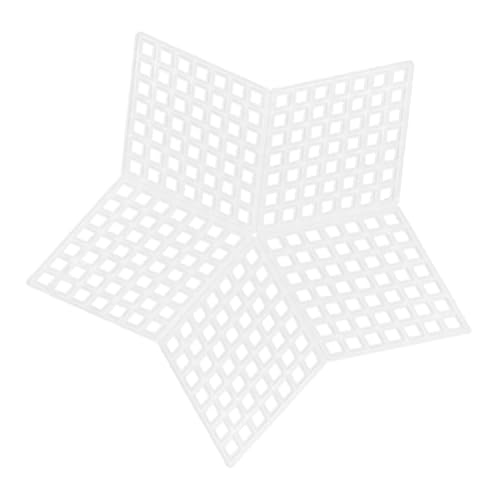 MUELODSIC 10 Stück Teiliges Kunststoffnetz Mesh Set Robustes Langlebiges DIY Canvas für Taschenherstellung Vielseitig Verwendbar als Webunterlage Anfängerfreundlich Glattes Formstabiles von MUELODSIC