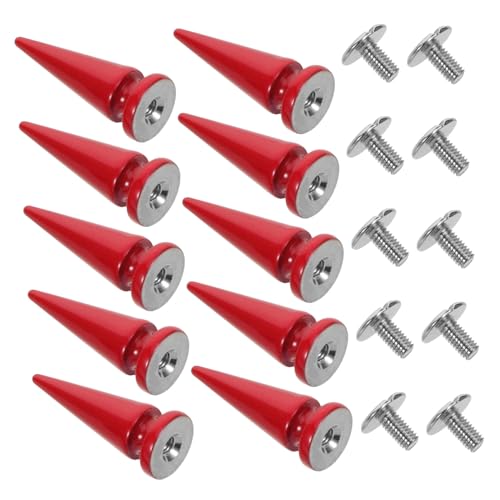 MUELODSIC 10 Stück Teiliges Metallspitzen Nieten Baumform Schraubnieten für DIY Lederhandwerk Punk Style Kleidung Schuhe Taschen Zubehör Langlebig Robust MUELODSIC 10 Stück Teiliges Metallspitzen Nieten Baumform Schraubnieten für DIY Lederhandwerk Punk Style Kleidung Schuhe Taschen Zubehör Langlebig Robust von MUELODSIC