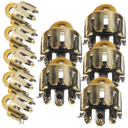 MUELODSIC 10 Stück Teiliges Transparente Kunststoff Weihnachtskugel Endkappen Stabile DIY Dekorationen für Christbaumkugeln Einfach Anzubringen Langlebig und Wiederverwendbar für von MUELODSIC