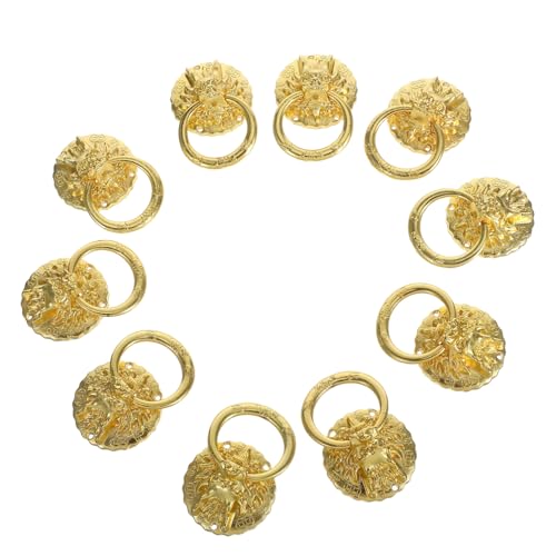 MUELODSIC 10 Stück Teiliges Vintage Metall Schrankgriff Löwenkopf Antik Stil mit Schrauben Langlebige Küchenschrankgriffe Einfach zu Montieren Robust für Möbel MUELODSIC 10 Stück Teiliges Vintage Metall Schrankgriff Löwenkopf Antik Stil mit Schrauben Langlebige Küchenschrankgriffe Einfach zu Montieren Robust für Möbel von MUELODSIC