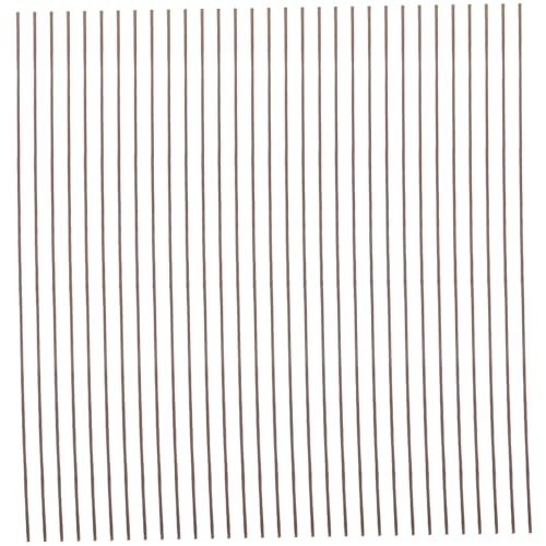 MUELODSIC 100 Stück Lange Floral Blumendrahtstiele Kaffeebraun Realistische Künstliche Blütenstiele aus Papierummanteltem Draht für DIY Basteln Hochzeitsdekoration und Wohnraumgestaltung von MUELODSIC