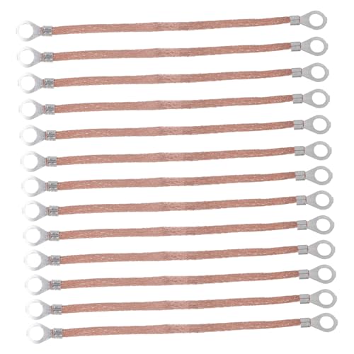 MUELODSIC 100 Stück Mm² Kupfer Aluminium Flechtband Erdungsleitung Flexibles Kabel für Hochspannungsgeräte Kabelschutz und Erdungskabel von MUELODSIC