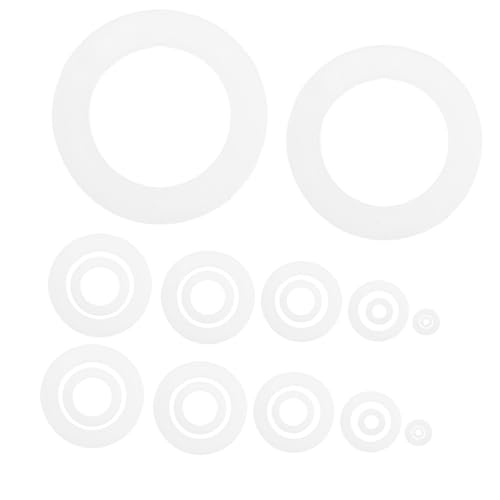 MUELODSIC 100 Stück Teiliges Dichtungsring Set Weiß Flach Dichtungsscheiben Verschiedene Wasserrohr Abdichtung Rohrinstallationen Antivibrations Leckageschutz MUELODSIC 100 Stück Teiliges Dichtungsring Set Weiß Flach Dichtungsscheiben Verschiedene Wasserrohr Abdichtung Rohrinstallationen Antivibrations Leckageschutz von MUELODSIC