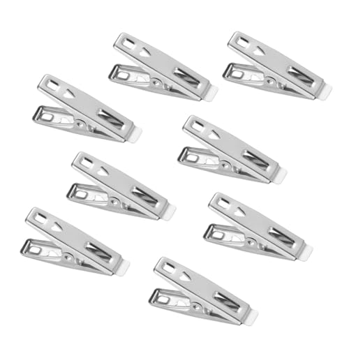 MUELODSIC 100stücke Edelstahl-wäscheklammern Metall Zum Trocknen Kleidung Clip Winddicht rutschfest Für Socken Handtücher Schals Babykleidung MUELODSIC 100stücke Edelstahl-wäscheklammern Metall Zum Trocknen Kleidung Clip Winddicht rutschfest Für Socken Handtücher Schals Babykleidung von MUELODSIC