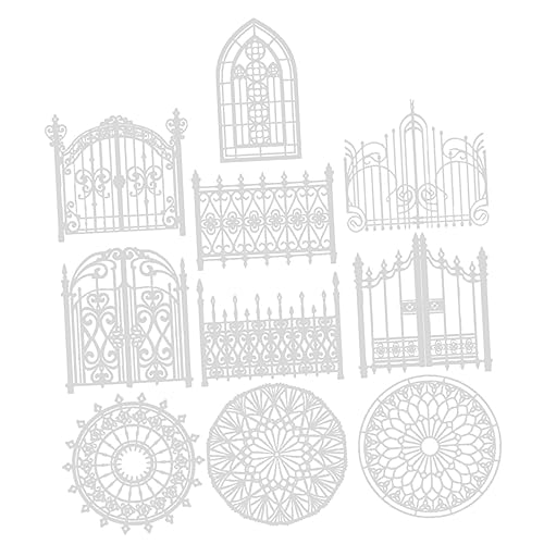 MUELODSIC 10stücke Teiliges Dekoratives Spitzenpapier Für Scrapbooking Und DIY-kartenherstellung Für Tagebuch Und Notizbuch-Dekoration Elegantes Design Für Kreative Bastelprojekte von MUELODSIC