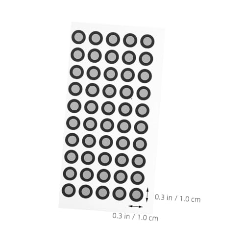 MUELODSIC 12 Blatt Scanning Marker Reflektierende Film Referenzpunkte Hochpräzise Markierungspunkte Kompatibel mit Vielfältigen Scannern Leicht Tragbar für Büro und Studio von MUELODSIC