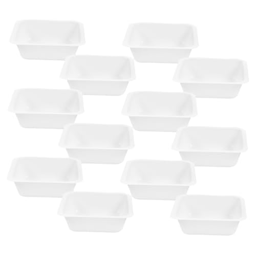 MUELODSIC 12 Stück Teiliges Kunststoff Wägeschalen Leichtes Quadratisches Wiegeschiff für Labor Küche Vielseitig Einsetzbar für Präzise Messungen bei Experimenten und Kochen MUELODSIC 12 Stück Teiliges Kunststoff Wägeschalen Leichtes Quadratisches Wiegeschiff für Labor Küche Vielseitig Einsetzbar für Präzise Messungen bei Experimenten und Kochen von MUELODSIC