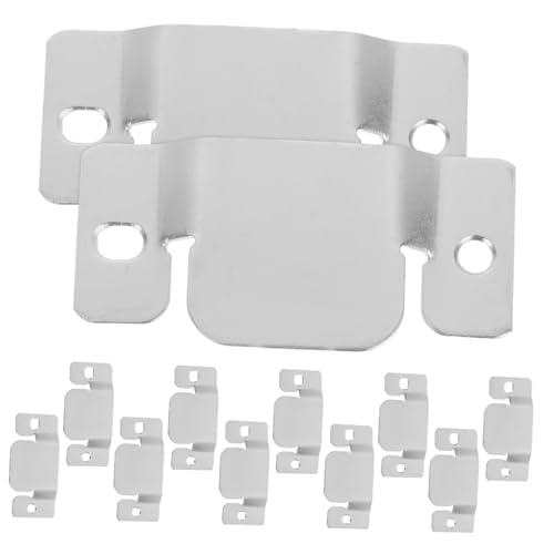 MUELODSIC 12 Stück Teiliges Sofa Verbinderset aus Robustem Metall Verbindungselemente mit Schrauben für Sektionale Sofas Verstellbare Möbelverbinder für Sessel Reccliner und Couchmodule von MUELODSIC
