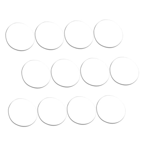 MUELODSIC 12 Stück Teiliges Transparentes Glasscheiben polsterset rutschfeste Saugnapf dämpfer für Möbel Tischplattenpuffer aus Schützende Abstandshalter für Glasplatten von MUELODSIC