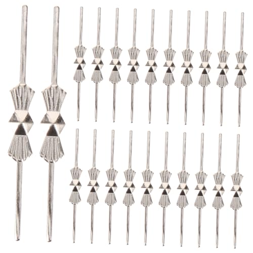 MUELODSIC 140 Stück Teiliges Kronleuchter verbinder Edelstahl Chromfarbene Schmetterlingsklammern DIY Lampenbefestigung Hakenclips für Kristallleuchten Wohnzimmer Pendelleuchten von MUELODSIC