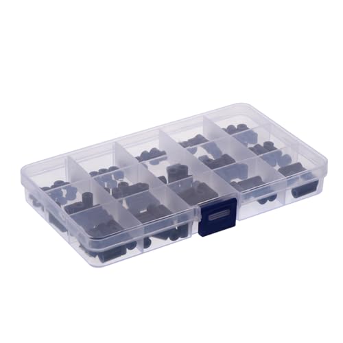 MUELODSIC 140 Stück Teiliges Nylon Isolier unterlegscheiben Sortiment Kit mit Dichtungen und Abstandshaltern Langlebig Isolierend Stark Abdichtend Inklusive Aufbewahrungsbox für Elektronik MUELODSIC 140 Stück Teiliges Nylon Isolier unterlegscheiben Sortiment Kit mit Dichtungen und Abstandshaltern Langlebig Isolierend Stark Abdichtend Inklusive Aufbewahrungsbox für Elektronik von MUELODSIC