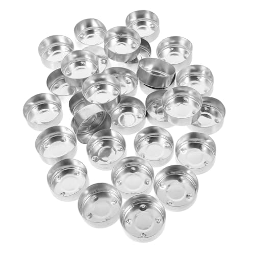 MUELODSIC 150 Stück Teiliges Aluminium Kerzenbehälter DIY Metall Kerzengläser für Duftkerzen Wachsschmelzen Kreative Projekte für Hochzeiten Feste und Dekoration von MUELODSIC