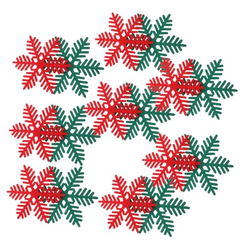 MUELODSIC 16 Stück Teiliges Winter Untersetzer rutschfeste Schneeflocken Tischdeko Feuchtigkeitsabsorbierend Stabile Halterung für Weihnachtsfeiern und Festliche Heißgetränke MUELODSIC 16 Stück Teiliges Winter Untersetzer rutschfeste Schneeflocken Tischdeko Feuchtigkeitsabsorbierend Stabile Halterung für Weihnachtsfeiern und Festliche Heißgetränke von MUELODSIC