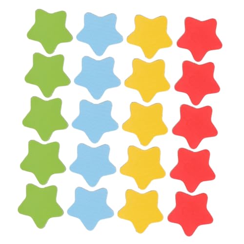 MUELODSIC 160 Stück Teiliges Kleine Sternmagnete mit Magnetischer Rückseite Bunte Belohnungsmagnete für Whiteboard Kühlschrank und Pinnwand Motivierende Schulwettbewerbe Farbenfrohes von MUELODSIC