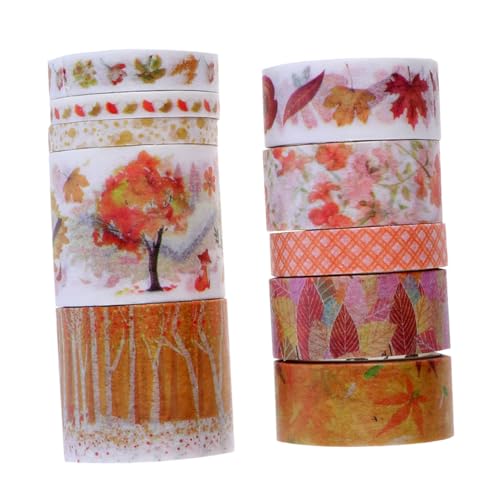 MUELODSIC 2 Kartons Dekoratives Washi Tape mit Cartoon motiven Selbstklebendes DIY Deko klebeband für Scrapbooking Journaling Tagebuchgestaltung und Kreative Bastelprojekte von MUELODSIC