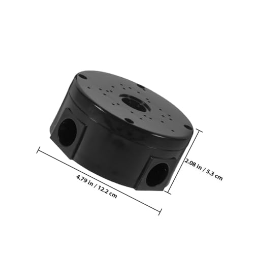 MUELODSIC 2 STÜCK Wasserdichte Runde Abzweigdose aus Robustem Kunststoff mit Mehrfachkabeldurchgang Staubdicht und Wetterfest Outdoor verteilerdose für Kabelmanagement und Schutz Schwarz MUELODSIC 2 STÜCK Wasserdichte Runde Abzweigdose aus Robustem Kunststoff mit Mehrfachkabeldurchgang Staubdicht und Wetterfest Outdoor verteilerdose für Kabelmanagement und Schutz Schwarz von MUELODSIC