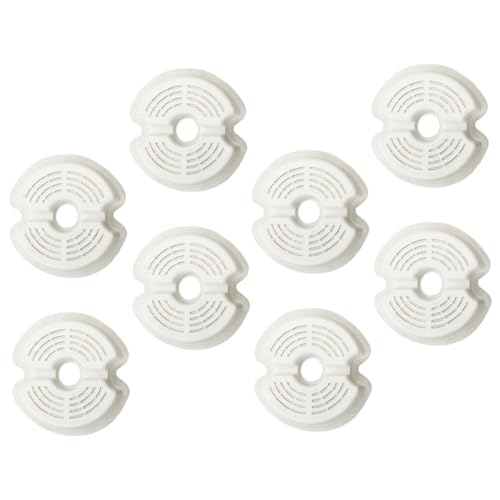 MUELODSIC 2 Sätze Ersatzfilter für Haustier Trinkbrunnen Aktivkohle Wasserfilter Rund mit Kerbe Entfernt Haar und Geruch Verbessert Wasserqualität für Katzen und Hunde MUELODSIC 2 Sätze Ersatzfilter für Haustier Trinkbrunnen Aktivkohle Wasserfilter Rund mit Kerbe Entfernt Haar und Geruch Verbessert Wasserqualität für Katzen und Hunde von MUELODSIC