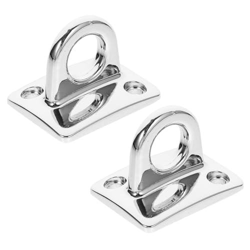 MUELODSIC 2 Stck Metall Wandhaken Robuster Wandhaken für Absperrseil Garderobenhaken aus Metall Einfache Wandmontage Kompakter Haken für Empfangsseile und Besucherschutz von MUELODSIC