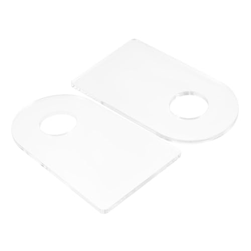 MUELODSIC 2 Stück Acryl Weinflaschenhalter für Arbeitsplatte Robuster und Transparenter Weinflaschenständer zur Platzsparenden Weinpräsentation und Vielseitigen Nutzung Modernes Design für von MUELODSIC