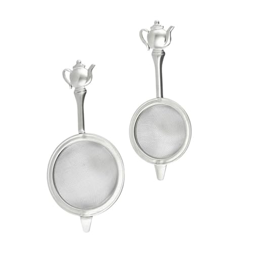 MUELODSIC 2 Stück Edelstahl Teefilter mit Griff Feinmaschiges Sieb Rostfrei Leicht zu Reinigen Kompakt für Losen Tee Geeignet für Zuhause und Gastronomie Langlebig und Formstabil MUELODSIC 2 Stück Edelstahl Teefilter mit Griff Feinmaschiges Sieb Rostfrei Leicht zu Reinigen Kompakt für Losen Tee Geeignet für Zuhause und Gastronomie Langlebig und Formstabil von MUELODSIC
