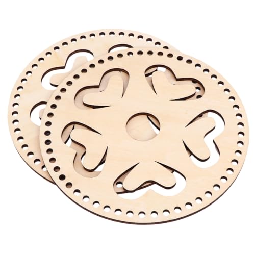 MUELODSIC 2 Stück Holzboden für DIY Häkeltaschen Runde Handtaschenbasis Eleganter Holzuntergrund für Damen Handtaschen Stabiler Taschenboden für Selbstgemachte Häkel Stofftaschen MUELODSIC 2 Stück Holzboden für DIY Häkeltaschen Runde Handtaschenbasis Eleganter Holzuntergrund für Damen Handtaschen Stabiler Taschenboden für Selbstgemachte Häkel Stofftaschen von MUELODSIC