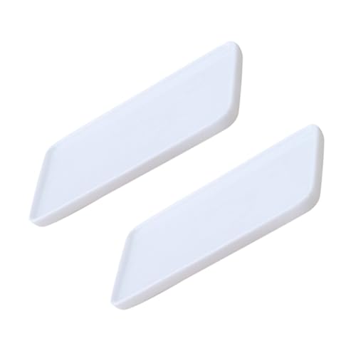 MUELODSIC 2 Stück Keramik Badezimmer Ablageplatten Weiß mit Abgerundeten Ecken Langlebig und Pflegeleicht als Aufbewahrungstablett für Waschbecken und Badezimmerorganisation MUELODSIC 2 Stück Keramik Badezimmer Ablageplatten Weiß mit Abgerundeten Ecken Langlebig und Pflegeleicht als Aufbewahrungstablett für Waschbecken und Badezimmerorganisation von MUELODSIC