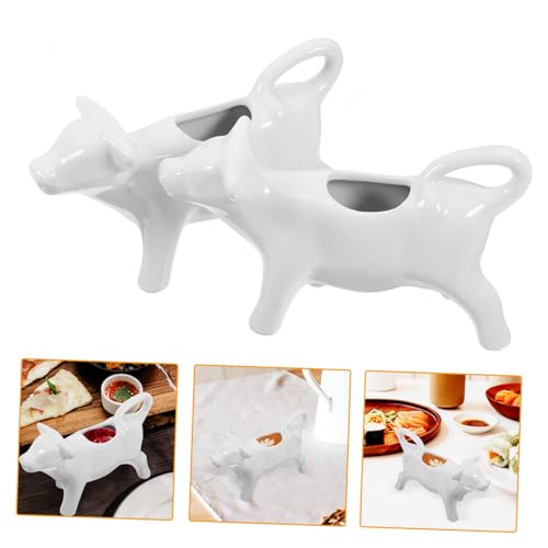 MUELODSIC 2 Stück Keramik Milchkrug Kleine Milchkännchen Tierform Milchaufschäumer Tassen für Kaffee Shops Restaurant Haushalt MUELODSIC 2 Stück Keramik Milchkrug Kleine Milchkännchen Tierform Milchaufschäumer Tassen für Kaffee Shops Restaurant Haushalt von MUELODSIC