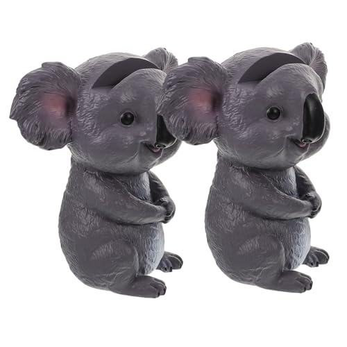 MUELODSIC 2 Stück Koala Brillenhalter Tierisch Kreativer Eyeglass Holder Display Stand für Schreibtisch Home Office Stilvolle Brillenaufbewahrung und Dekoration von MUELODSIC