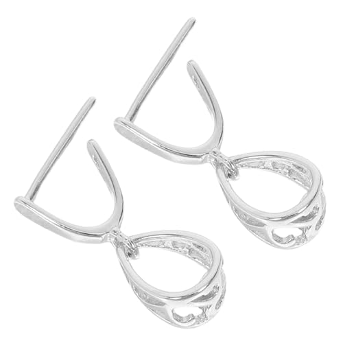 MUELODSIC 2 Stück Mittlere Sicherer Schmuckverschluss Für Halsketten Und Armbänder Vielseitige DIY Schmuckherstellung Metallklemmen Zubehör von MUELODSIC