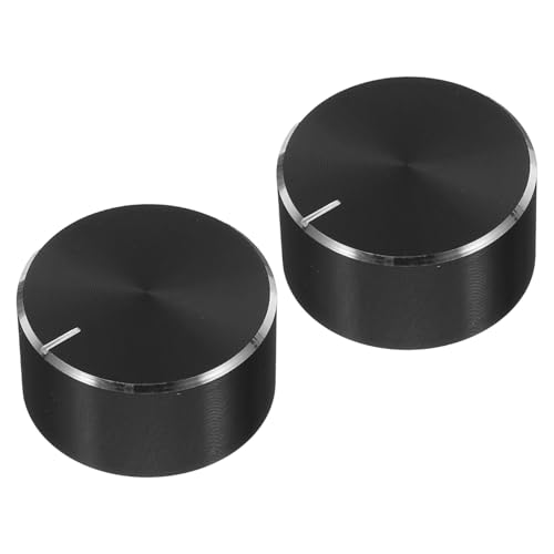 MUELODSIC 2 Stück Präziser Potentiometer Drehknopf aus Robustem Kunststoff Stufenlos Dimmbar für Lichtsteuerung Einsetzbar für Lampen Lichtschalter und Tone Control Knobs von MUELODSIC