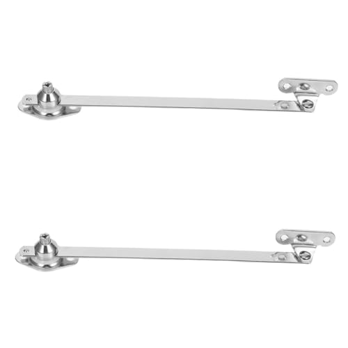 MUELODSIC 2 Stück Pulldown Scharniere aus Soft Close Klappdeckelstütze für Küchenschränke Robuste Gasdruckfedern Sicherer Sanfter Verschluss Platzsparende Montage für Kleine Küchen von MUELODSIC