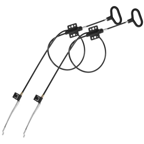 MUELODSIC 2 Stück Recliner Release Pull Handle mit Federkabel Stabile Sofaboden Chassis zugleine Langlebiger Ersatzgriff für Elektrische Sessel und Sofareparatur von MUELODSIC