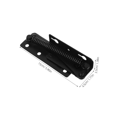 MUELODSIC 2 Stück Schwarze Möbel Scharnierfedern Teiliges Klappbare Sofa Bett Scharnierverbindung Robuste Metallhalterung für Sofa Bett Einfach Montierbar Modernes Design Multifunktionale von MUELODSIC