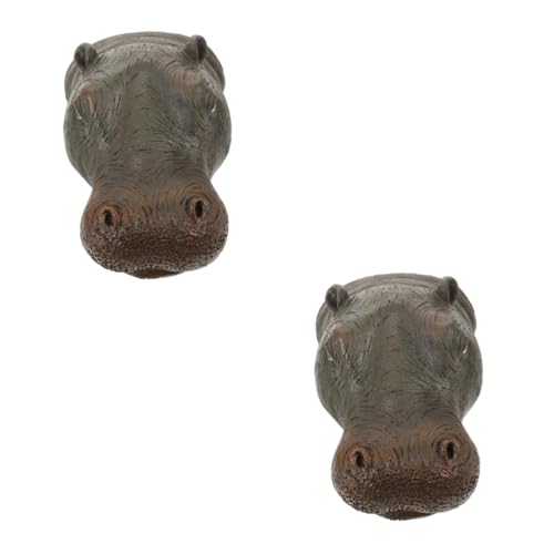 MUELODSIC 2 Stück Schwimmende Hippo Kopf Figurine aus Resin Lebensechte Teichdekoration Mittlere Leicht Platzierbar für Garten und Teichgestaltung Langlebiges Harz Ornament MUELODSIC 2 Stück Schwimmende Hippo Kopf Figurine aus Resin Lebensechte Teichdekoration Mittlere Leicht Platzierbar für Garten und Teichgestaltung Langlebiges Harz Ornament von MUELODSIC