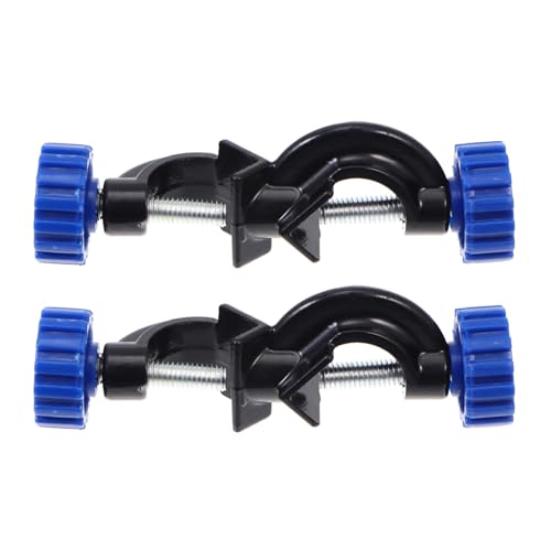 MUELODSIC 2 Stück Teiliges Kreuzklemme mit Verstellbarem Schraubknopf Rechteckiger Stützklammer Großer Schwarzer Halter für Labor Heimgebrauch Vielseitige Halterung für Experimente und MUELODSIC 2 Stück Teiliges Kreuzklemme mit Verstellbarem Schraubknopf Rechteckiger Stützklammer Großer Schwarzer Halter für Labor Heimgebrauch Vielseitige Halterung für Experimente und von MUELODSIC