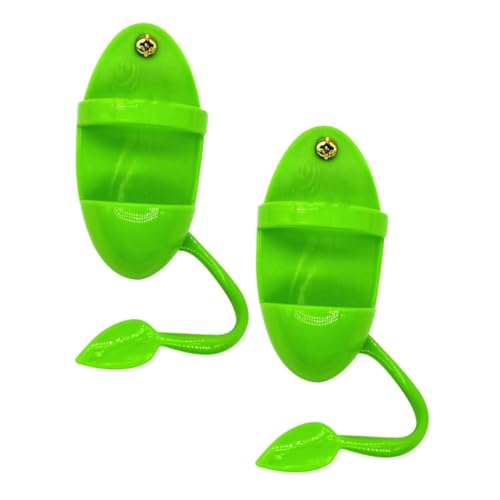 MUELODSIC 2 Stück Teiliges Papageien Sepiaschale Halter Abs Vogelkäfig Futterspender mit Klammer für Obst Gemüse Leckerlihalter Geeignet für Wellensittiche Nymphensittiche und Kleine Vögel von MUELODSIC