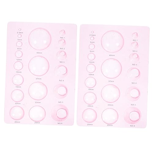 MUELODSIC 2 Stück Teiliges Paper Craft Molds Halbkreis Quilling Werkzeug für DIY Papierkunst Stabile Konstruktion Präzise Größenformung Geeignet für Anfänger MUELODSIC 2 Stück Teiliges Paper Craft Molds Halbkreis Quilling Werkzeug für DIY Papierkunst Stabile Konstruktion Präzise Größenformung Geeignet für Anfänger von MUELODSIC
