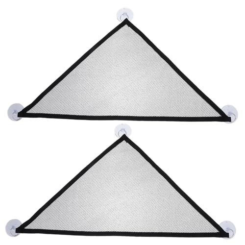 MUELODSIC 2 Stück Teiliges Reptilien Hängematte aus Atmungsaktivem Mesh mit Saugnäpfen und Metallringen Schmutzresistent Platzsparend Robustes Material für Terrarien und Kleine Haustiere von MUELODSIC