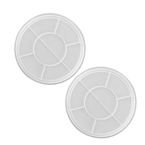 MUELODSIC 2 Stück Teiliges Rundes Silikon Gießform für DIY Aufbewahrungstablett Glatt Kratzfrei für Obst Snacks Schmuck Bastelprojekte Vielseitig für Handgemachte Dekorationen MUELODSIC 2 Stück Teiliges Rundes Silikon Gießform für DIY Aufbewahrungstablett Glatt Kratzfrei für Obst Snacks Schmuck Bastelprojekte Vielseitig für Handgemachte Dekorationen von MUELODSIC