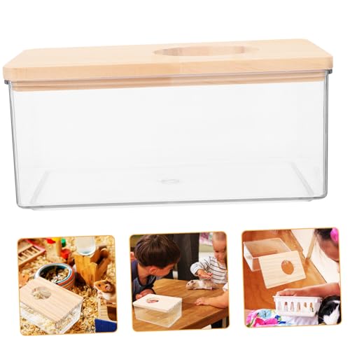 MUELODSIC 2 Stück Teiliges Transparentes Hamsterbad aus Multifunktionale Sandbad und Toilettenbox für Kleine Haustiere Glatte Kanten Leicht zu Reinigen für Hamster und Chinchillas MUELODSIC 2 Stück Teiliges Transparentes Hamsterbad aus Multifunktionale Sandbad und Toilettenbox für Kleine Haustiere Glatte Kanten Leicht zu Reinigen für Hamster und Chinchillas von MUELODSIC