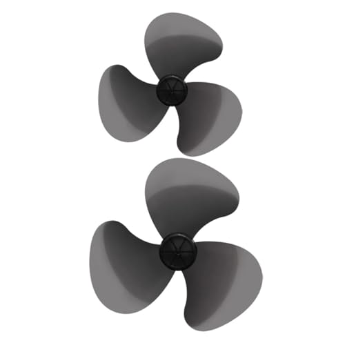 MUELODSIC 2 Stück Teiliges Ventilatorflügel Ersatz für Standventilator Kunststofflüfterblätter Leicht und Langlebig Installieren für Boden Pedestal-ventilatoren von MUELODSIC