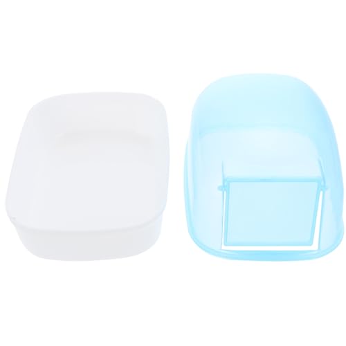 MUELODSIC 2 Stück Transparente Kunststoff Hamsterboxen mit Abnehmbarem Sandbad Staubdichtes Hamster Badezimmer Praktische Kleintier Badewanne Leicht zu Reinigen Modisches Haustier Zubehör MUELODSIC 2 Stück Transparente Kunststoff Hamsterboxen mit Abnehmbarem Sandbad Staubdichtes Hamster Badezimmer Praktische Kleintier Badewanne Leicht zu Reinigen Modisches Haustier Zubehör von MUELODSIC